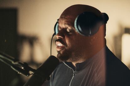 CeeLo Green en el estudio Easy Eye Sound en Nashville (EE UU).