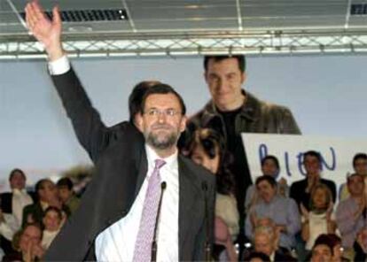 Mariano Rajoy, durante su intervención en la convención del PP.