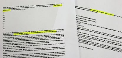 La carta que Hacienda remiti&oacute; a los contribuyentes que aparec&iacute;an en la lista Falciani.