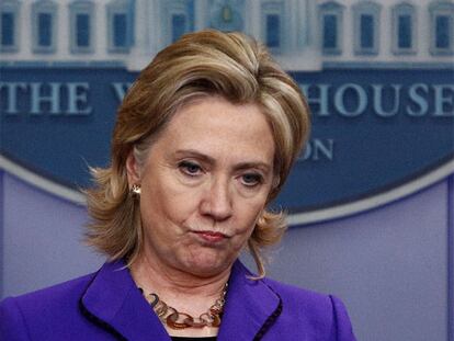 La secretaria de Estado, Hillary Clinton, en una imagen del pasado marzo en Washington.