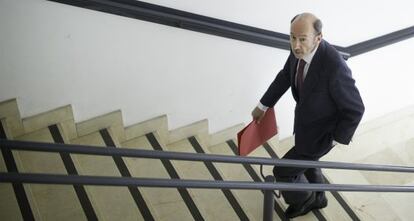 Rubalcaba en la inauguraci&oacute;n de las jornadas universitarias en Sevilla.