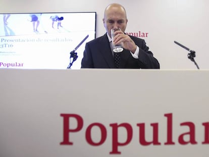 El consejero delegado del Banco Popular, Pedro Larena.