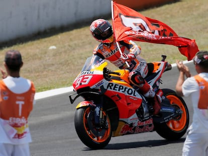 Marc Márquez gana el Gran Premio de Jerez, en imágenes