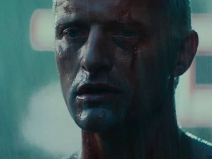 Rutger Hauer, como el replicante Roy Batty en 'Blade Runner'.