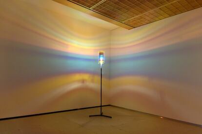 'Lámpara ojo a rayas' (2005), del artista danés Olafur Eliasson. Aparte de las 188 obras expuestas en Boadilla del Monte, Erling Kagge posee una colección de cerca de 750 trabajos.
