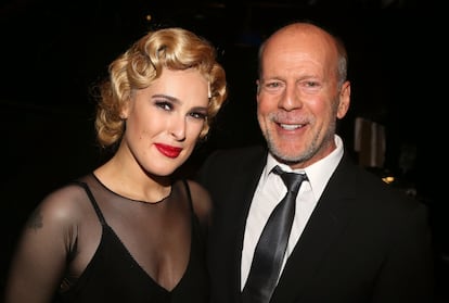 Rumer Willis y Bruce Willis