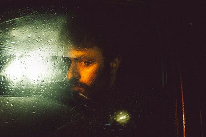 El director madrileño y la lluvia.