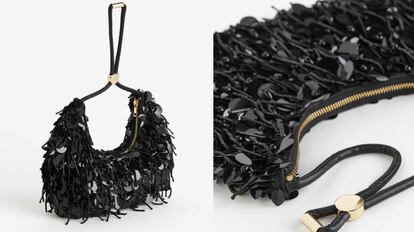 Bolso con lentejuelas.