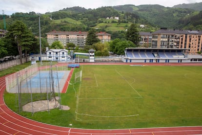 Vista actual del estadio de Berazubi, en Tolosa (Gipuzkoa), el primero construido en España.