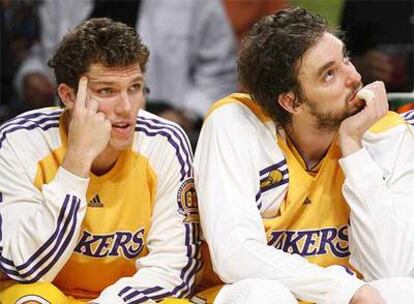 Luke Walton y Pau Gasol