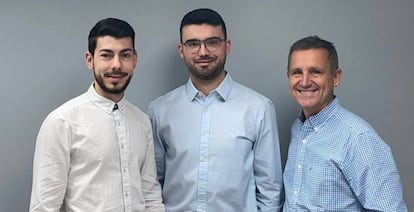 Sergio Lao, Joaquim de la Cruz y Álvaro Morales, fundadores de Flanks.