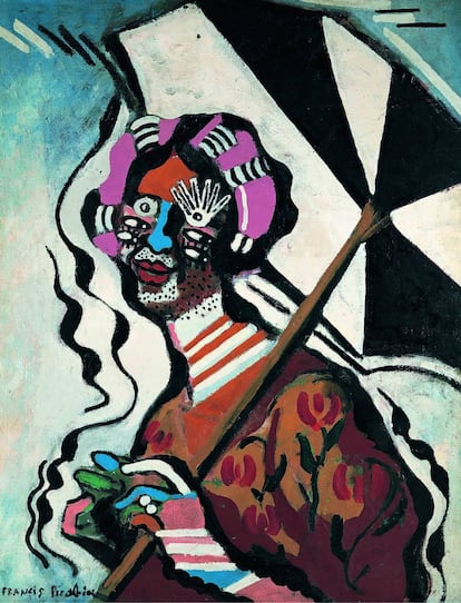 'Femme à l’ombrelle (Mujer con sombrilla)' (1924-1925), de Francis Picabia.