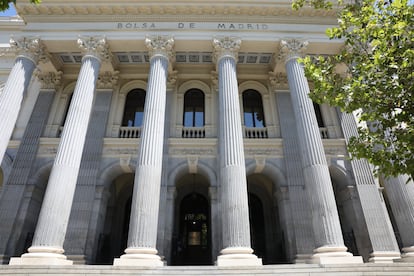 Fachada del Bolsa de Madrid.