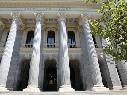 Fachada del Bolsa de Madrid.