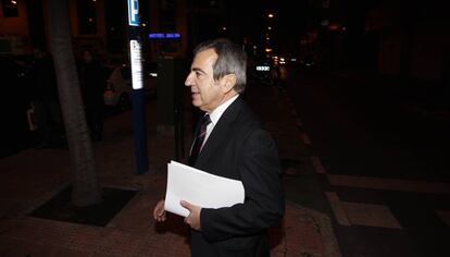 Ginés Jiménez, a su salida de un juzgado en 2013.