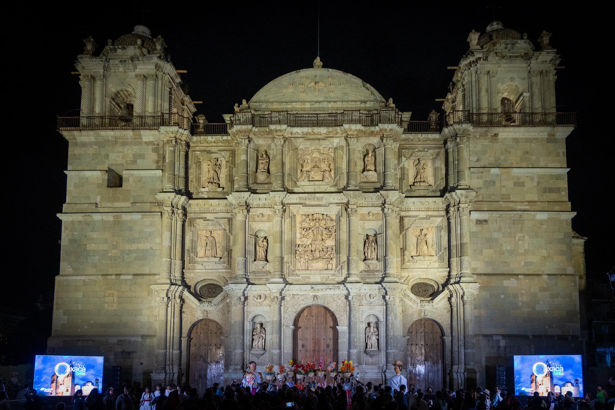 La Catedral Metropolitana de Oaxaca realza su esplendor con nuevo