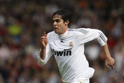 Kaká durante un partido de la pasada temporada en el estadio Santiago Bernabéu.