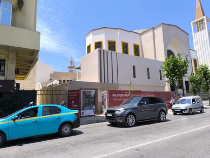 Edificio del colegio Alhambra, adyacente a la catedral de Tánger (Marruecos), en una imagen cedida por su promotor.