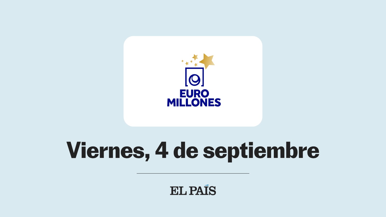 Euromillones: comprobar sorteo del viernes 4 de septiembre