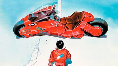 An image from the film 'Akira' (1988), by Katsuhiro Ōtomo.