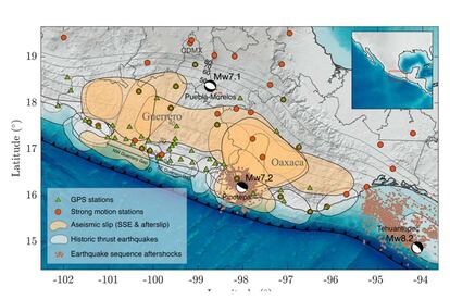 Imagen de la investigación dirigida por Víctor M. Cruz-Atienza, publicada en 'Nature Communications'