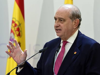 Acting interior minister Jorge Fernández Díaz.