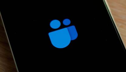 Logo de Microsoft Teams en un smartphone