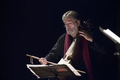 Jordi Savall en el Festival de Música Sacra, en Bogotá.