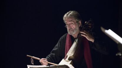 Jordi Savall en el Festival de Música Sacra, en Bogotá.