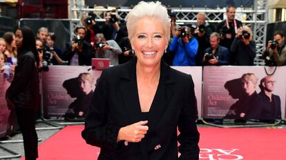 Emma Thompson na estreia de ‘A Batalha de Adam Henry’, em agosto