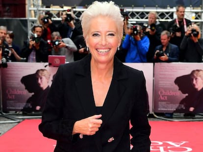 Emma Thompson na estreia de ‘A Batalha de Adam Henry’, em agosto