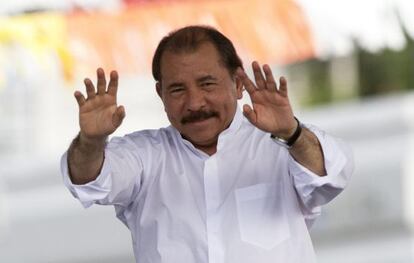 El presidente de Nicaragua Daniel Ortega.