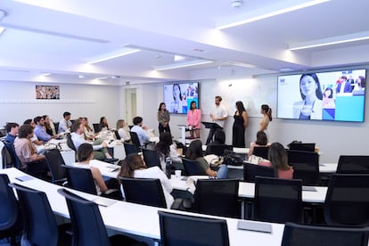 Una clase en la escuela de negocios IE University.