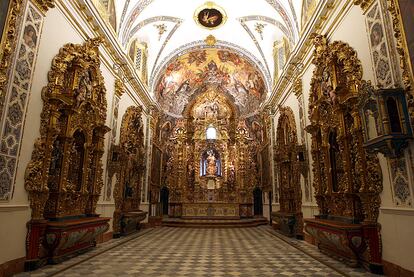 Interior de la Capilla del Buen Aire, restaurada por el Instituto Andaluz del Patrimonio Histórico.