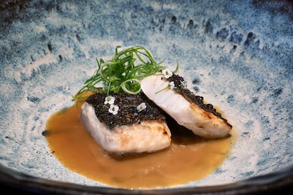 'Sakana kume niniku', del restaurante Kabuki, en Madrid. Imagen proporcionada por el restaurante.