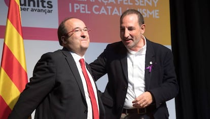 Miquel Iceta con Ramon Espadaler.