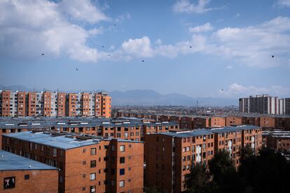 Vista hacia la ciudad desde el Conjunto Residencial ubicado en el barrio de Kennedy.