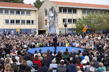 Junts asegura que Puigdemont logró movilizar a más de 2000 personas el sábado pasado en un acto en Elna, en el sur de Francia.