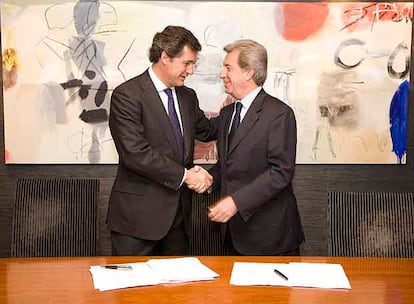 José Manuel Entrecanales, presidente de Acciona, y Fulvio Conti, consejero delegado de Enel.