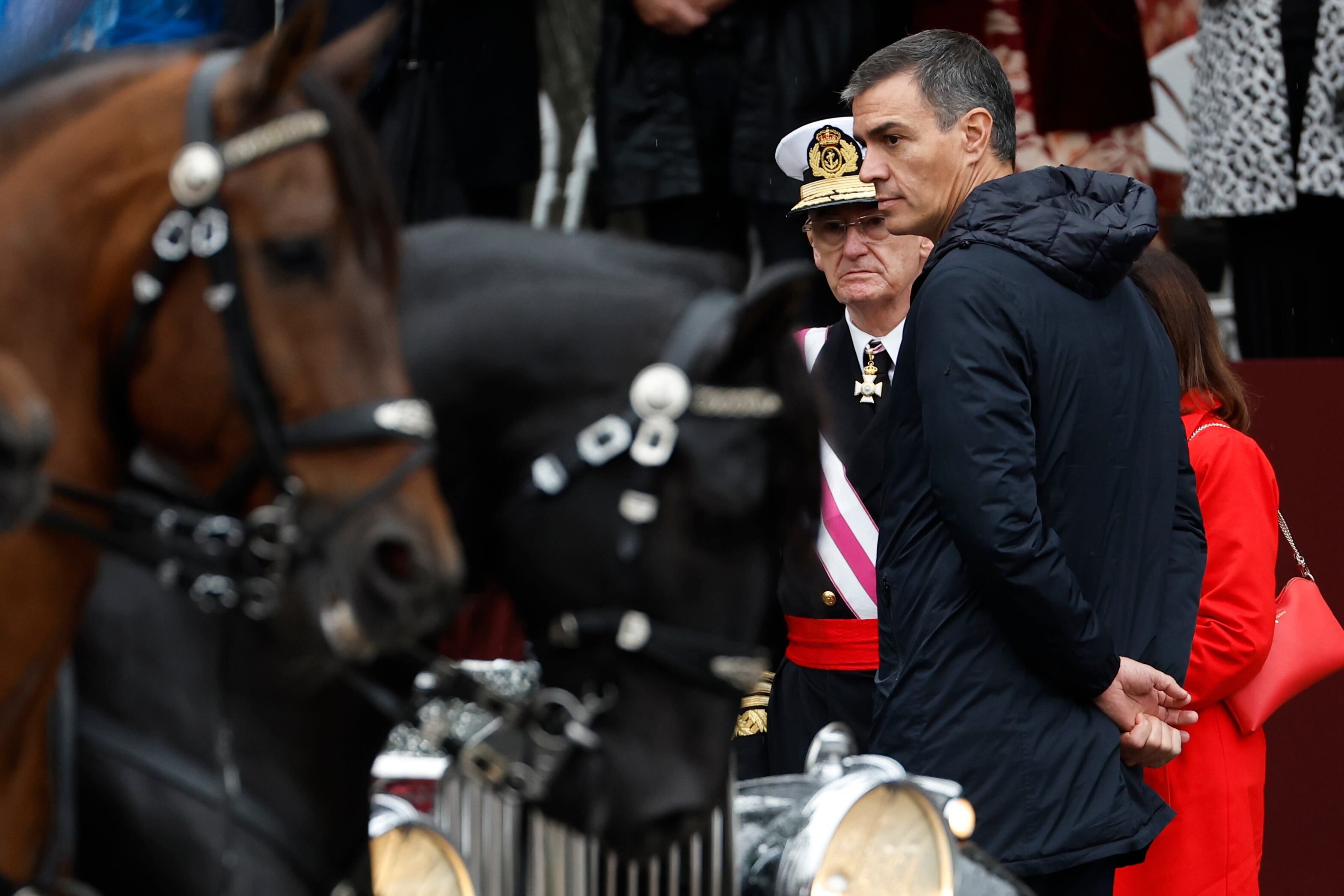 La tensión entre Sánchez y Feijóo se traslada a los actos del Día de la Fiesta Nacional 