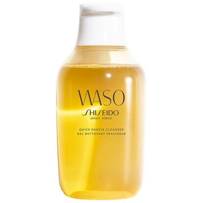 Quick Gentle Cleanser, de Shiseido. Limpiador sin jabón a la miel. Limpia, purifica y preserva la hidratación facial. 25,95 euros.