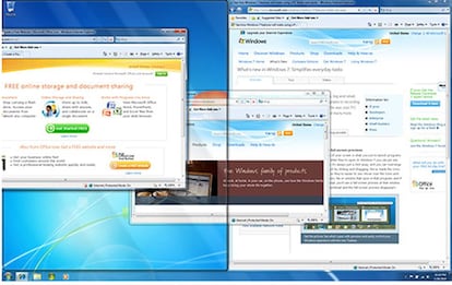 WINDOWS 7. Todo el mundo busca wifis.  Wifi y tecnología táctil son los dos conceptos clave del navegador, lanzado el 22 de octubre de 2009. Los equipos portátiles empiezan a vender más que los equipos de escritorio. Windows 7 incorpora Touch, la tecnología táctil que permite a los usuarios navegar por Internet, desplazarse por las fotos y abrir archivos y carpetas en pantallas táctiles. Ocho millones de evaluadores de todo el mundo probaron la versión beta de Windows 7 antes de su lanzamiento.