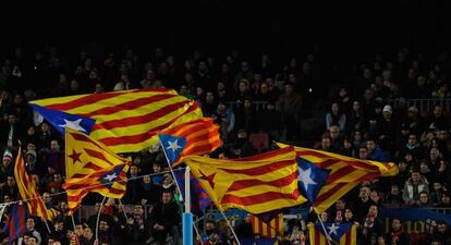 'Estelades' en el Camp Nou.