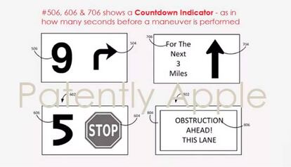 El Coche autónomo de Apple contaría con una interesante interfaz para informar de sus movimientos