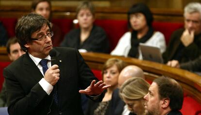 El president de la Generalitat, Carles Puigdemont.