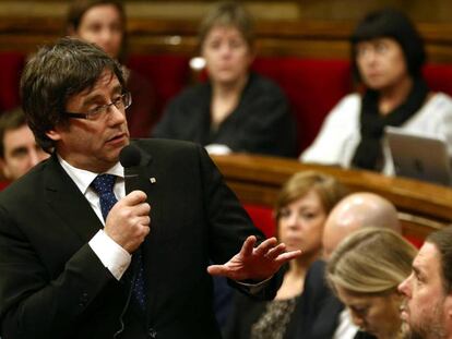 El president de la Generalitat, Carles Puigdemont.