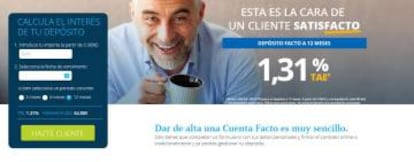 Oferta de depósitos de Banca Farmafactoring.