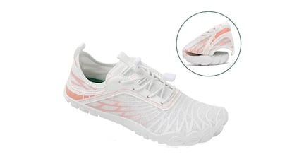 Estas zapatillas barefoot para mujer Saguaro son las más vendidas en Amazon.