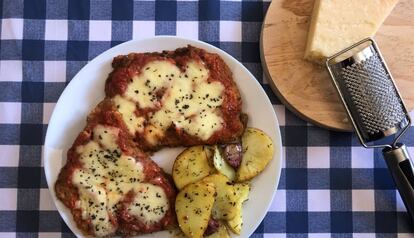 Estas milanesas tienen mucha mejor pinta que las de un comedor de facultad.