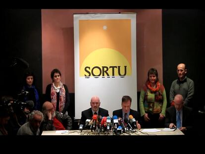 Sortu afirma ser una "ruptura total con el pasado"